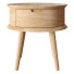 Stolik nocny Mia Round Nightstand Oak by Unico - RJ living - 3drj