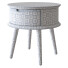 Stolik nocny Mia Round Nightstand Oak by Unico - RJ living - 3drj