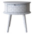Stolik nocny Mia Round Nightstand Oak by Unico - RJ living - 3drj
