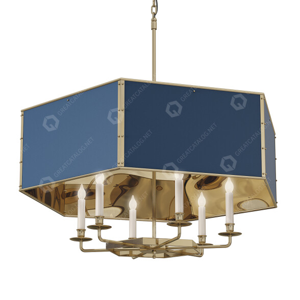 Kronleuchter Charles Edwards Hexagonal Drum 3D-Modell