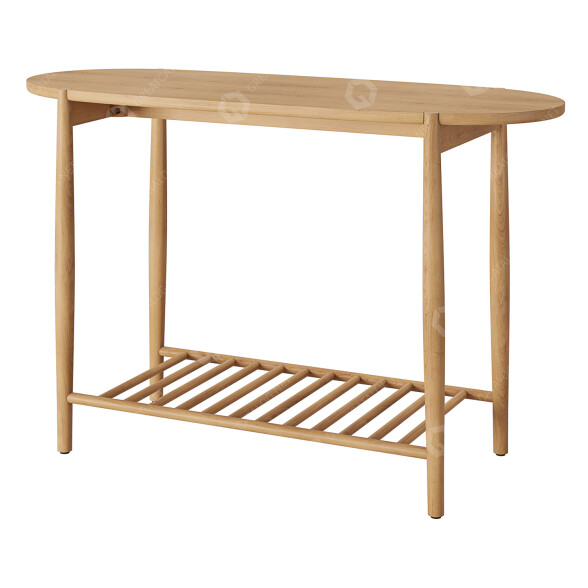 Konsolentisch La Redoute Jucca Solid Oak 3D-Modell