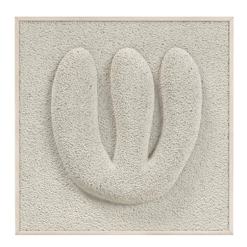 Настенный декор Rosa Rauscher Monochrome Shell 3D модель