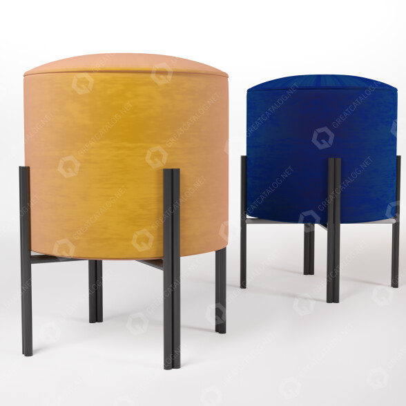 Пуф Fabric 3D модель