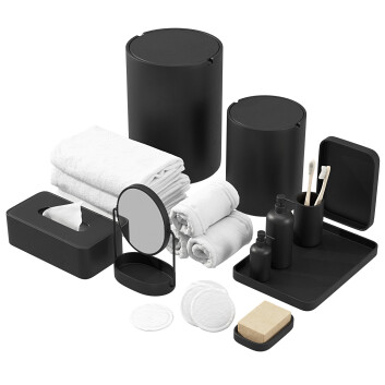 Декор Zara Home Resin Bathroom Set 01 3D модель