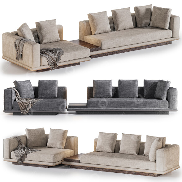 Диван Minotti Horizonte 3D модель
