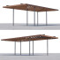 Пергола Canopy with Diagonal Pattern - 3drj