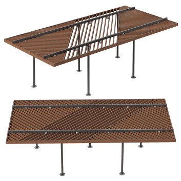 Пергола Canopy with Diagonal Pattern 3D модель
