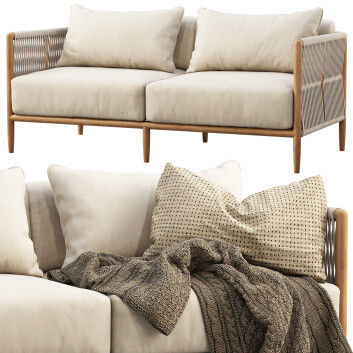 Диван Maldives Loveseat by Brown Jordan