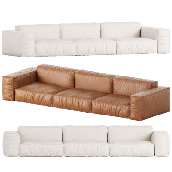 Диван  Edge Decor Obasey Ivory 3D модель