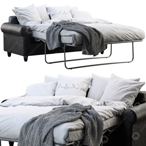 Ліжко IKEA Fixhult 3D модель