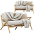 Canapé Joybird Soto Concave Loveseat 2 - 3dmitruk