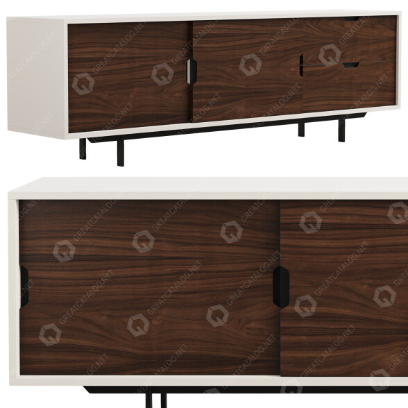 Consola Joybird Oberlin Modelo 3D