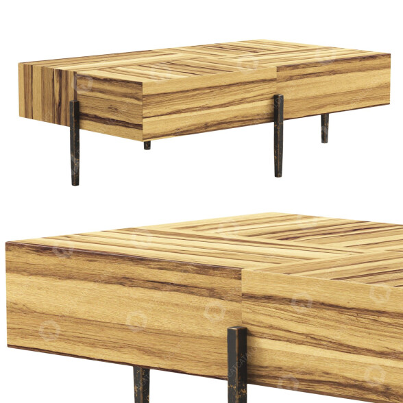 Stolik kawowy Joybird Declan model 3D