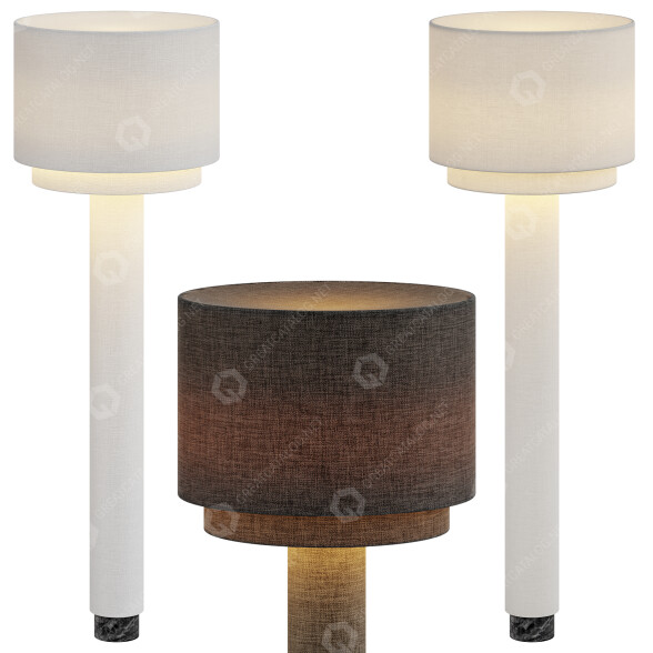 Lampa podłogowa Simone & Marcel Kolumno model 3D