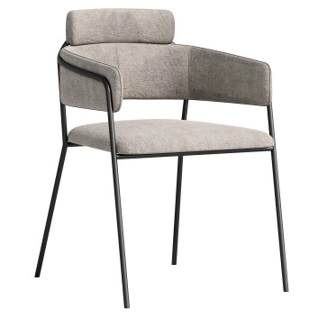 Stuhl  Napoli Gray 3D-Modell