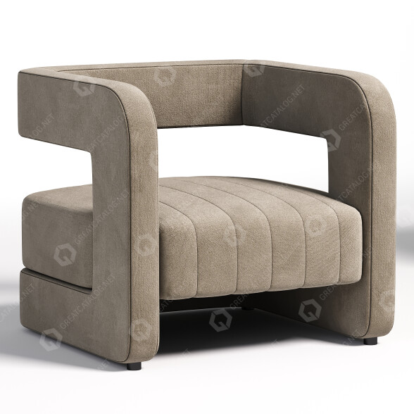 Sillón Deco Modelo 3D