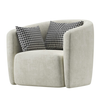 Armchair Dellarobbia Mila Swivel