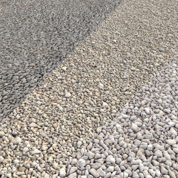Piedra de revestimiento Gravel Pebbles Set 02