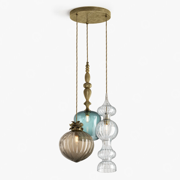 Lámparas colgantes Rothschild & Bickers Spindle Standing Flora Modelo 3D