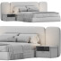 Bed and Bedside Tables The High Wall Wanda - ACTIVIST