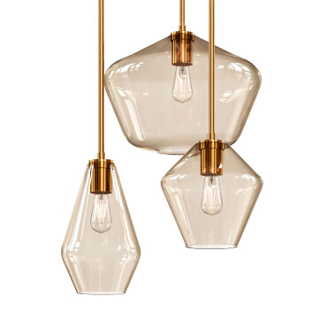Підвісний світильник West Elm Sculptural 3-Light Geo