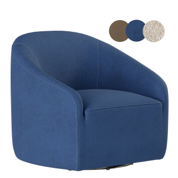 Крісло Houzz Wide Boucle Upholstered Swivel
