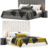Cama y mesitas de noche Flexform Biarritz - ACTIVIST