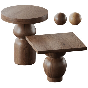 Журнальні столики  Nono Socle 32 and 43 3D модель
