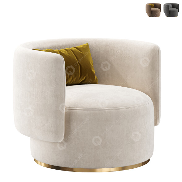 Sillón Ana Roque Interiors Arbor Modelo 3D