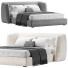 Bed and Bedside Table Moroso Redondo - ACTIVIST