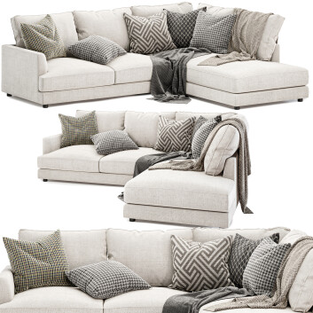 Диван West Elm Haven 2-Piece Bumper