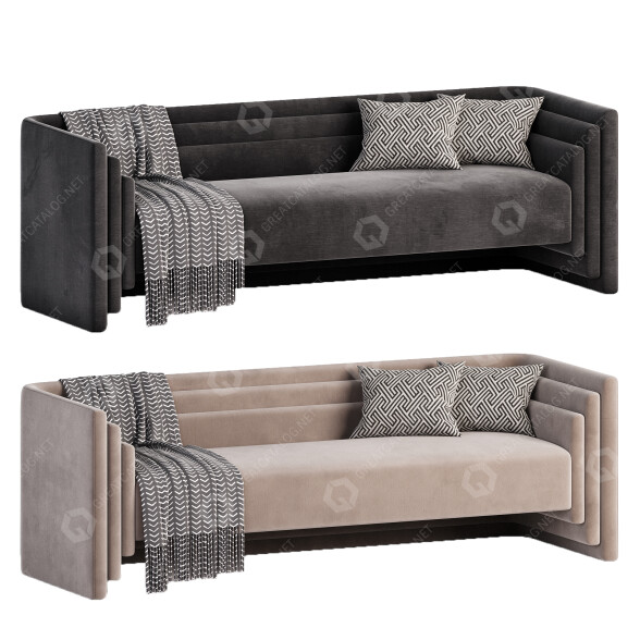 Sofa Finn Avenue Haus 3-Seater 3D-Modell