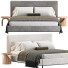 Bett und Nachttischchen Minotti Andersen - ACTIVIST