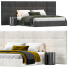 Bett und Nachttischchen Restoration Hardware Modena 2 - ACTIVIST