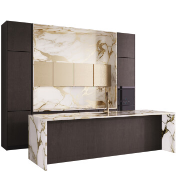 Cuisine  Modern with Island Modèle 3D