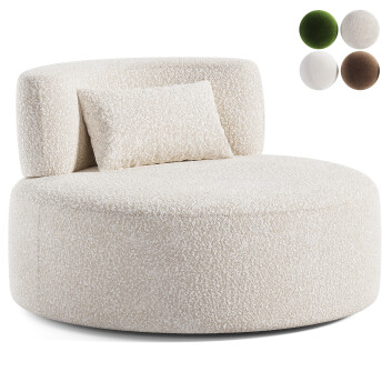 Armchair  Claudia Swivel 3D model
