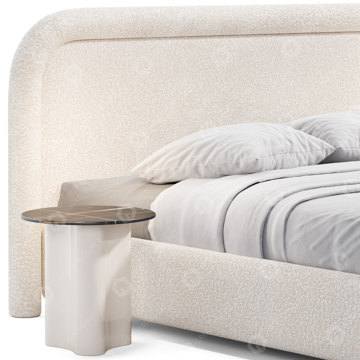 Beds and Bedside Tables Globewest Almos Chubby 3D model GreatCatalog