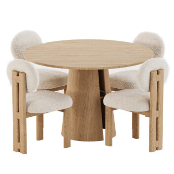 Стіл та стільці Kent Dining Set 06