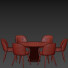 Стіл та стільці Knoll Platner and Candy Dining Set 92 - zvezdaboy