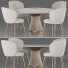 Mesa y sillas Knoll Platner and Greer Dining Set 93 - zvezdaboy
