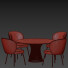 Mesa y sillas Knoll Platner and Greer Dining Set 93 - zvezdaboy