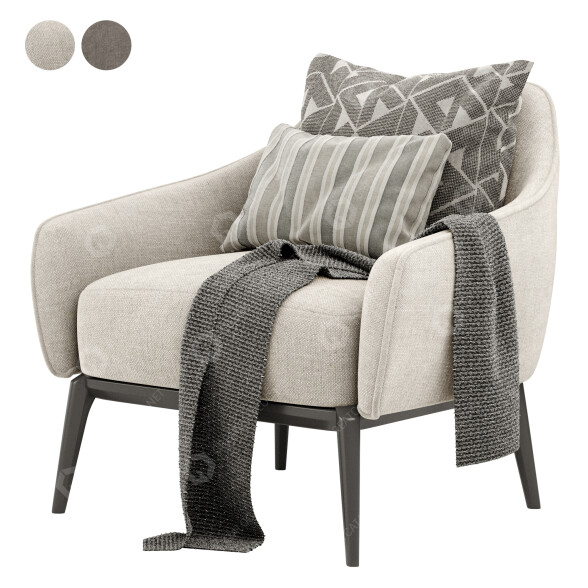 Sillón Tecni Nova Mod 1743 Modelo 3D