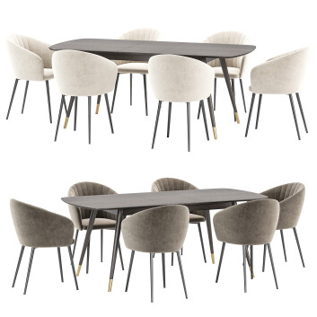 Стіл та стільці Monschau Dining Set 95