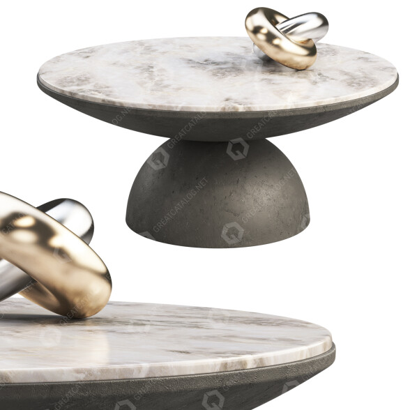 Coffee Table Joybird Amina 3D model
