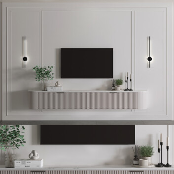 Ściana i wystrój telewizora Set 02