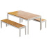 Стіл та лави Joybird Manhattan Outdoor Dining - 3dmitruk