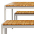Стіл та лави Joybird Manhattan Outdoor Dining - 3dmitruk