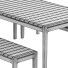 Стіл та лави Joybird Manhattan Outdoor Dining - 3dmitruk