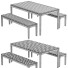 Стіл та лави Joybird Manhattan Outdoor Dining - 3dmitruk