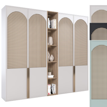 Szafa  Rattan Furniture 02 Model 3D